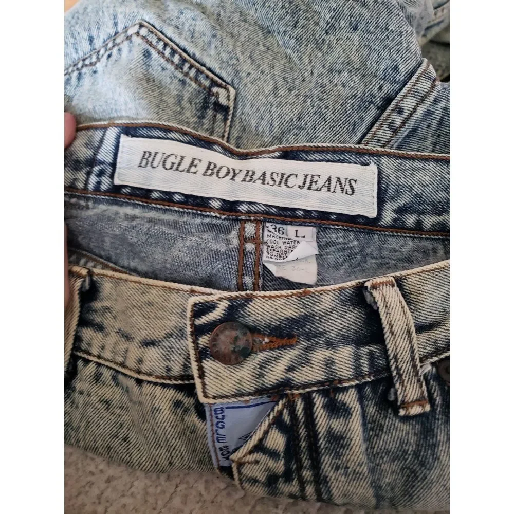 90s‎ Bugle Boy Acid Wash Jeans